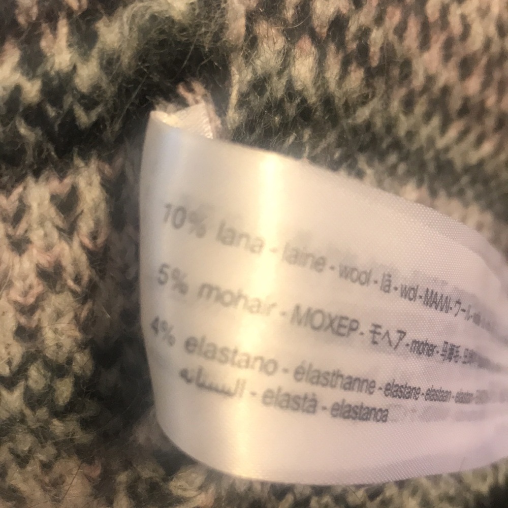 NWT Zara beautiful soft plaid sweater small - Picture 6 of 6